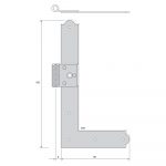 Vinkelgångjärn 5004 - Bild 2