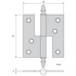 Gångjärn 5022E - Bild 2