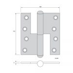 Gångjärn 5028R - Bild 2