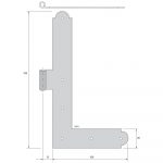 Vinkelgångjärn 5074 - Bild 2