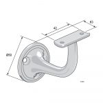 Ledstångskrok 5305 - Bild 3