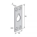 Spanjolettnyckelskylt 5682 - Bild 3