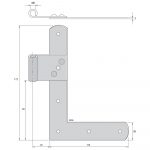 Vinkelhængsel 6006 - Bild 2