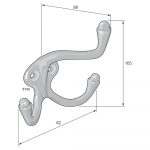 Hatt- o klädkrok 8199 - Bild 3