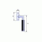 Spanjoletthandtag 4580R - Bild 2