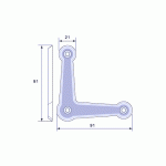 Korrugerat hörnjärn 5159 - Bild 2