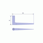 Fönsterhake 5737 Handsmidd - Bild 2