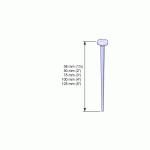 Handsmidd spik 7012 med fasettskalle - Bild 6