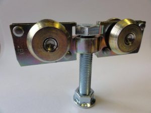 Hängrulle stål Låg T400