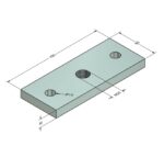 Gängad bärplatta T750