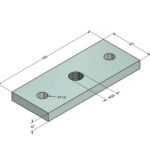 Gängad bärplatta T750
