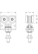 Hängrulle nylon Vik T480 - Bild 2