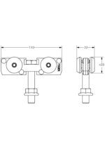 Hängrulle nylon Låg T400 - Bild 2