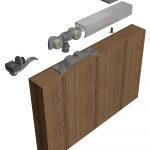 Skjutdörrsbeslag Sats ALU 80 ALFA-Berjo