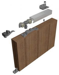 Skjutdörrsbeslag Sats ALU 80 ALFA-Berjo