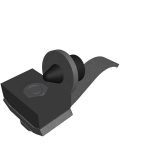 Skenstopp med fångstopp Alu-80