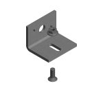 Sidoställbar konsol 0-11mm Alu-135